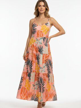 LuLaRoe • Resort Wear • Carina Tiered Maxi Dress • Swimsuit Coverup